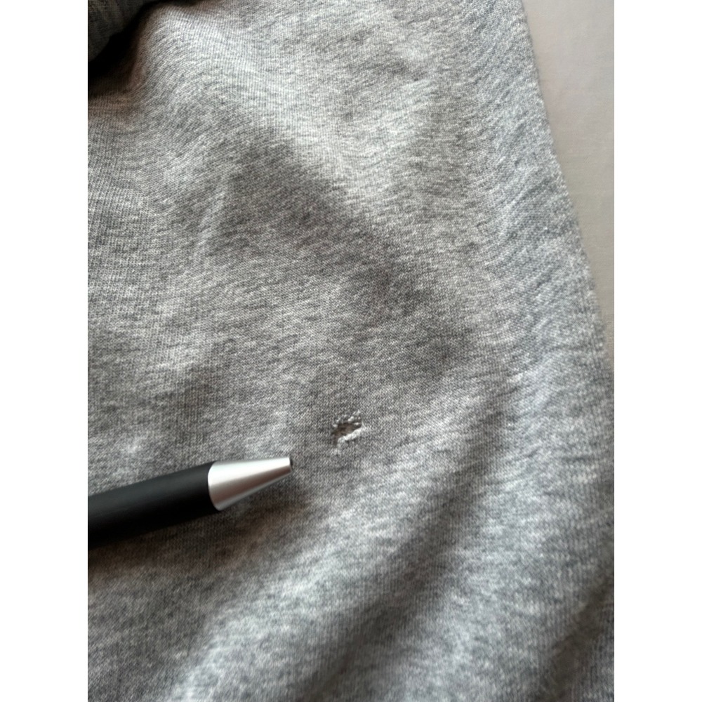 Jordan Mens XL Gray Quilted Sleeve Embossed 23 Logo Pullover Hoodie Jumpman - Picture 6 of 7